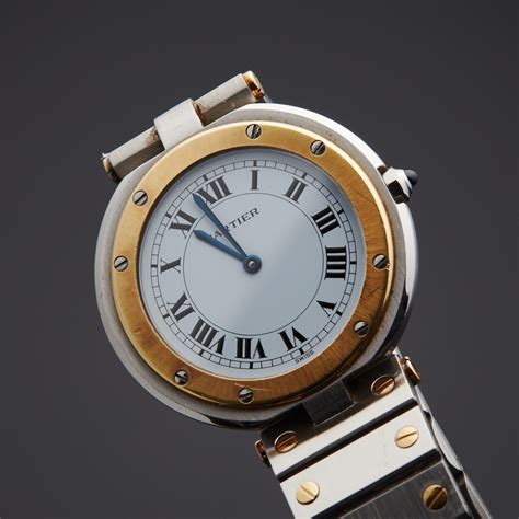 cartier santos ladies quartz watch|santos cartier watch price.